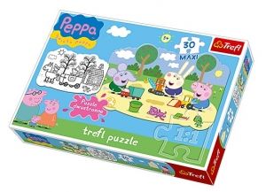 PUZZLE DWUSTRONNE ŚWINKA PEPPA 30 MAXI ELEMENTÓW