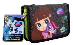 PIÓRNIK DWUKLAPKOWY Z WYPOSAŻENIEM LITTLEST PETSHOP II