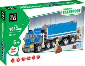 KLOCKI BLOCKI TRANSPORT - CIĘŻARÓWKI 163 EL. TIR