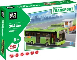 KLOCKI BLOCKI TRANSPORT - AUTOBUSY 364 EL. MEGA ZESTAW