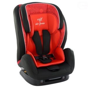 FOTELIK VSX ISOFIX CZERWONY #D1