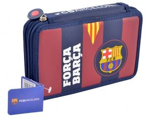 PIÓRNIK DWUPOZIOMOWY Z WYPOSAŻENIEM FC BARCELONA