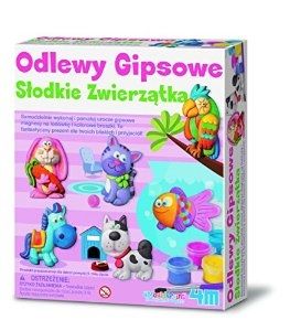 ODLEWY GIPSOWE SŁODKIE ZWIERZĄTKA - MAGNESY LUB BROSZKI