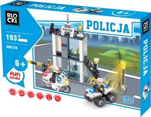 KLOCKI BLOCKI POLICJA  193 ELEMENTÓW