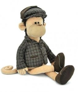 Plush Monkeys MAŁPA SHERLOCK ORANGE #B1