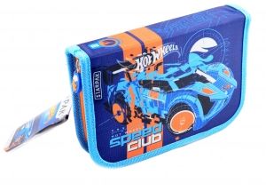 PIÓRNIK DWUKLAPKOWY Z WYPOSAŻENIEM HOT WHEELS