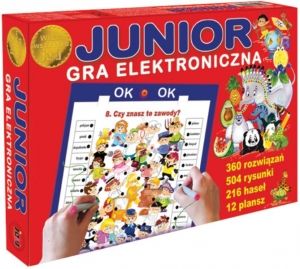 GRA EDUKACYJNA JUNIOR GRA ELEKTRONICZNA