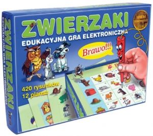 GRA EDUKACYJNA ZWIERZAKI GRA ELEKTRONICZNA